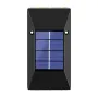 2PCS Outdoor Solar Light LED Waterproof Decoration Wall Lamp for Fence Porch Country Balcony House Garden Street Lighting