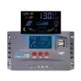 12V/24V MPPT Solar Charge Controller Regulator Färgglad Skärm För Lifepo4 GEL Litium Blysyra Batteri 30/40/50/60/70/80/90/100A
