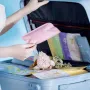 IPRee Capa de chuva portátil espessada para viagem ao ar livre, à prova d'água, para mulheres e homens, descartável, para acampamento, capa de chuva, suprimentos de viagem