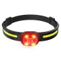600 Lumens XPG+COB LED Headlamps USB Rechargeable Headlight With Safety Light Waterproof Portable Head Lamp For Cycling Fishing Working Searching