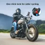 Joyroom Bike Phone Holder One-Push Install Universal 360° Wide View Shakeproof Bicycle Phone Holder for 4.7-7 inch Mobile Phone