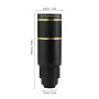 IPRee 22X Monoculars Metal Telescope Lens Concert HD Mobile Phone Camera Telescope for Hiking Camping Wildlife Observation Moon Sports Game Concert Watching