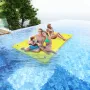 HALLOLURE 101\x69.5\ Flytande vattendyna rivbeständig XPE-skum studsande vattenbädd för pool, strand, hav, sjö