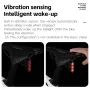 Luz trasera inteligente para bicicleta WEST BIKING de alta visibilidad, 100 h de duración, LED IP66, resistente al agua, advertencia, carga USB, luz de freno para carretera, montaña, conducción nocturna.