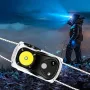 Portable Mini Smart Sensor LED Headlamp USB Rechargeable Super Bright Running Cycling Head Light Red Warning Light Waterproof Lantern Illuminator Lamp