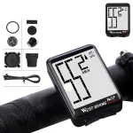 WEST BIKING Smart Bike Computer 2.16 inch LED Digital Display Wireless Sensor Speed Accurate Data Record Backlight Switch for MTB Bicycle Cycling