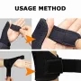 BOER Sports Fitness Hand Support Thumb Protection Non-slip Safety Wrist Guard for Boxing Lifting cycling