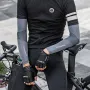 ROCKBROS Ice Silk Fabric Cycling Hand Support UPF 50+ Sun Protection Breathable High Elasticity Running Grip Stitching Sleeve for Running Riding Outdoors Sports