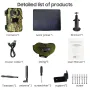 ZANLURE 4MP Quad HD Hunting Trail Camera 4G SIM Solar Powered AI Detection Real-time Viewing Cloud Storage Night Vision Wildlife Camera