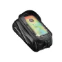 Sacoche de vélo pour téléphone, sacoche de cadre avant de vélo, étui étanche, rangement pour écran tactile, coque rigide pour tube VTT, sacoche de poutre avant