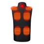 TENGOO HV-11S Unisex 11 Heating Area Vest 3-Gears Heated Jackets USB Electric Thermal Clothing Winter Warm Vest Outdoor Heat Coat Clothing for Winter Skiing Camping