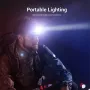 Smart Sensor Portable Multifunction Mini LED Clip Light Built-in Battery Type-C Rechargeable Headlamp Outdoor Emergency Searchlight