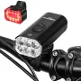 Astrolux® BC6 2000Lm Super Bright Bike Headlights 6 LED Large Beads 4800mAh Battery IPX6 Waterproof 5 Light Modes Type-C Fast Charge Aluminum Alloy Bicycle Front Light Flashlight