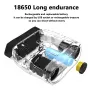 Binoculars with Camera Night Vision Scope 4X Optical Zoom 8X Digital 3\ LCD Screen 2.5K Video 3W IR Waterproof IP65 for Hunting Outdoor Telescope