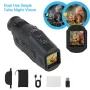 IPRee R11 Night Vision Monocular,10X Zoom, QHD Photo and Video Night Portable Vision 800m Visible Distance, Support Adult Helmet For Camping, Bird watching, Hunting