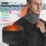 TENGOO Sciarpa riscaldante elettrica a 3 velocità regolabile intelligente invernale ricaricabile tramite USB, protezione dal freddo per collo, sciarpa calda per uomo e donna (batteria non inclusa)