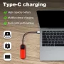 BIKIGHT Bike Taillight 200mAh Battery 5 Light Modes Type-C Rechargeable Waterproof Bicycle Rear Light for Outdoor Cycling