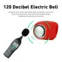 120dB Mini High Sound Bicycle Bell Horn 5 Sound Modes USB Rechargeable Waterproof Electric Horn Mountain Road Cycling Horn