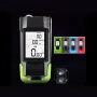 BIKIGHT Tachimetro per bicicletta 3 in 1, luce per bicicletta a doppio LED ricaricabile tramite USB, computer per bicicletta con allarme acustico