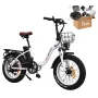 [USA DIRECT] DRVETION CT20 Electric Bike 48V 20AH Battery 750W Motor 20*4.0inch Fat Tires 80-110KM Max Mileage 150KG Max Load Folding Electric Bicycle