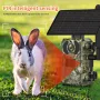ZANLURE 4MP Quad HD Hunting Trail Camera 4G SIM Solar Powered AI Detection Real-time Viewing Cloud Storage Night Vision Wildlife Camera