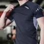 TENGOO Quick Dry Fitness T-Shirt 90% Polyester Breathable Pure Color Fashion Lightweight Training Short Sleeve for Cycling Running Workout
