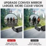 WEST BIKING Round Bicycle Rearview Mirror 360°Rotatable Convex Safety Cycling Motorcycle MTB Bike Rearview Mirror