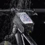 ROCKBROS 自行車包車架前管騎行包手機支架包防水手機殼支架包 6.0 吋觸控螢幕包配件