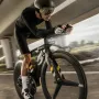 Cansses 2000mAh Battery Bike Headlight 5 Large LED Beads Type-C Charging 6 Light Modes Waterproof Bicycle Front Light for Night Cycling