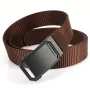 ZANLURE 125cm Metal Buckle Tactical Belt Nylon Wistand Inserting Buckle Military Fan for Men Women