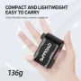 CYCLAMI A2S Mini Akıllı Elektrikli Bisiklet Pompası 120 PSI Dijital Ekran Otomatik Durdurma 500mAh Pil Tip-C Hızlı Şarj Hafif Taşınabilir Presta Schrader Vanaları MTB Yol Bisikleti için