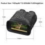 Binoculars Camera Infrared Night Vision 2.5K 8X Optical Zoom 3'' IPS Screen Infrared Illuminator Digital Zoom for Hunting Camping Digital Binoculars
