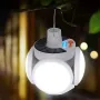 USB & Solar Rechargeable LED Football-shaped Night Light Outdoor Bulb Light Camping Light Emergency Light