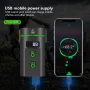 1800Lm Super Brightness Bike Headlight 5000mAh High Capacity Power Bank Dual Distance Beam Design IP66 Waterproof Type-C Fast Charge Easy to Install Bicycle Front Light Flashlight for Electric Bike Electric Scooter