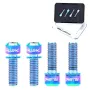 RISCO 4PCS M6x18mm Liga de Titânio MTB Bicicleta Disco Freio Parafusos Fixos com Arruela Conjunto para SLX XT Mountain Bike Pinça de Freio Grampo