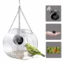 ZANLURE Smart Identify Bird Feeder Camera 1080P HD Video Recording Outdoor Hanging Real-time Monitoring Bird Feeder WiFi Connection Pet Feeding Cage