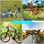 2pcs Bike Mirrors 360 Degree Adjustable Rotatable Handlebar Mirror Wide Angle Bicycle Rear View Mirror For Mountain Road Bike