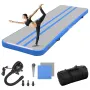 WARMOUNTS 13 ft Air Track Tumbling Mat Inflatable Air Gymnastics Training Mats 4'' Thick Tumble Track with Electric Pump for Home Gym Cheerleading Water Outdoor