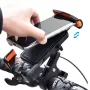 ACRUNU 4.7-7inch Adjustable Bike Phone Holder Shockproof Motorcycle Phone Handlebar Riding Navigation Frame 360 Rotation Bicycle Mount Accessories