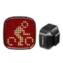 Leadbike DIY Synchronous Smart Taillight 244 Pixels Mobile App Pattern Edit Brake Sensing Dual Mount Type-C Rechargeable Bicycle Rear Light for Cycling Fun