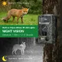PR700 16MP Hunting Camera 1080P Resolution 120° Wide Angle IP54 Waterproof 15m PIR Sensing Night Vision Distance Outdoors Nature Discovery Photography