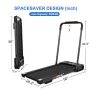 [USA Direct] FYC JK31-8A 2 in 1 Folding Walking Treadmill 2.5HP Power 12km/h Max Speed 140kg Weight Capacity Remote Control LED Display Portable Installation-free Running Fitness for Home Gym Workouts