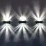 3pcs/set LED Solar Wall Light Warm White Outdoor Up and Down Garden Lamp for Home Porch Fence Stairs Wall Backyard Luminous Lighting