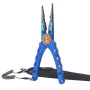 ZANLURE Fishing Pliers Line Cutter Split Ring Multi-Purpose Cutter With Coiled Lanyard Buckle Tool For Outdoor Saltwater Freshwater Fishing