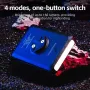 2 in 1 ROCKBROS 5000mAh Battery Bike Headlight Type-C IPX6 Waterproof 4 Light Modes Power Bank Phone Front Light for Night Cycling Camping