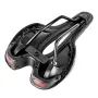 Road Bike Saddle MTB Bicycle Seat With Mountain Cycling Racing Warning Taillight USB Charging PU Breathable Soft Seat Cushion