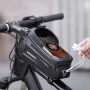 ROCKBROS 1.7L Cycling Bag 8 Inch Phone Bicycle Bag Touch Screen Top Tube Handlebar Waterproof Bike Bag Accessories