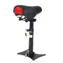 Assento para scooter elétrica profissional respirável de 43-60 cm ajustável com alta absorção de choque e almofada dobrável para cadeira de scooter elétrica para LAOTIE ES18 lite/T30