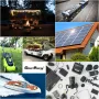 [US Direct] Cloudenergy LiFePO4 Battery 12V 300Ah 3.84kWh 2560W Deep Cycle with Longer Runtime Built-in 100A BMS 6000+Cycles & 10 Year Lifetime Perfect in Solar/Energy Storage System RV, Marine, Backup Power