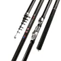 Carbon Telescopic Rock Fishing Rod Ultra Light Diagonal Guide Ring Non-slip Grip Lure Carp Spinning Fishing Rod for Beach River Lake